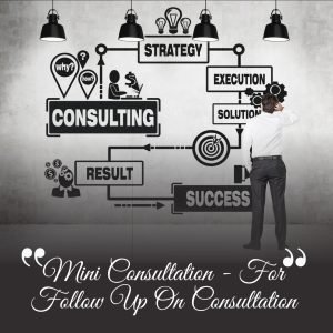 Mini Consultation - For Follow Up On Consultation