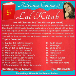 Advanced Lal Kitab Astrology Course