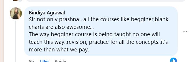 Sunil John Course Feedback 102