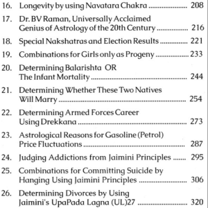 136 Rare Applied Principles of Jaimini and Parashara Maharishi 2