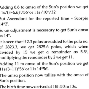 A New Method on Birth Time Rectification Astrology of Sadhu Paddathi5