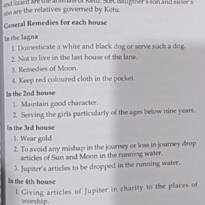 Astrology and Remedies of Lal Kitab 6