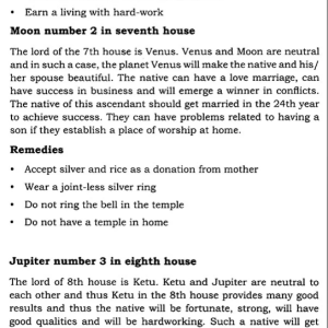 Hora Astro Numerology 5