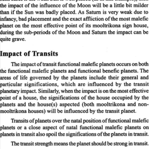 Interpreting Planetary Influences 3