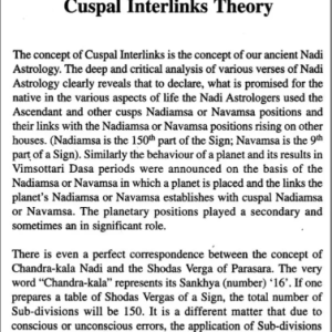 Kalamsa and Cuspal Interlinks Theory 7