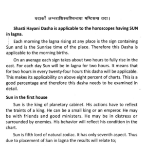 Predicting Through Shasti Hayani Dasha 2