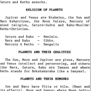 Profession From The Position of Planets 1