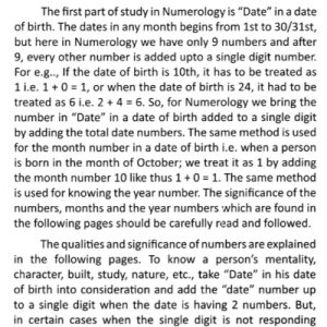 School of Numerology 3