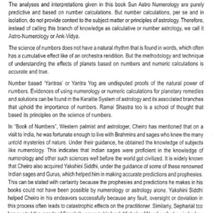 Sun Astro Numerology 6