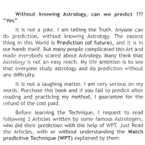 Watch Predictive Technique (Especially for Non- Astrologers) (SP) 6 Watch Predictive Technique 5