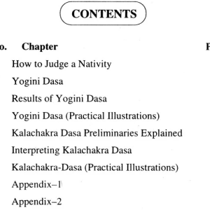 Yogini and Kalchakra Dasa 1