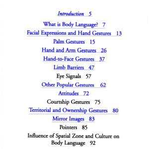 A Little Book of Body Language 1