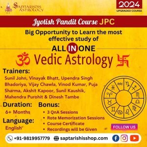 Jyotish Pandit Course - JPC 2024 SA