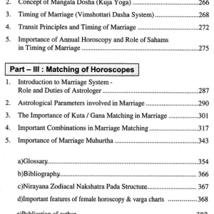 Marriage Time and Matching of Horoscopes 5