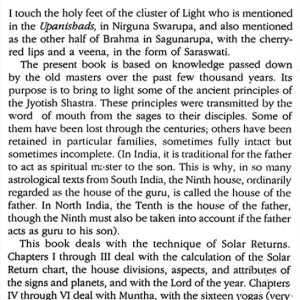 The Solar Return or Varshaphal 5