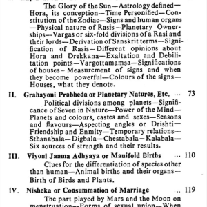 Varaha Mihira's (Brihat Jataka) 1