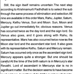 Astro Secrets and Krishnamurti Padhdhati (Part IV)-5