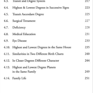 Degree System of Astrology 4