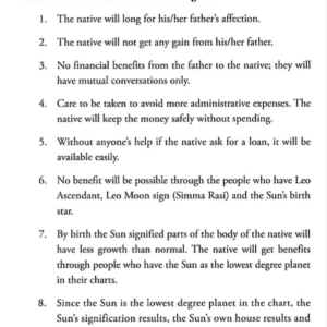 Degree System of Astrology 6