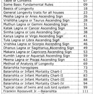 Longevity and Astro System 1
