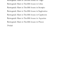 Retrograde Mars - Part IV 2