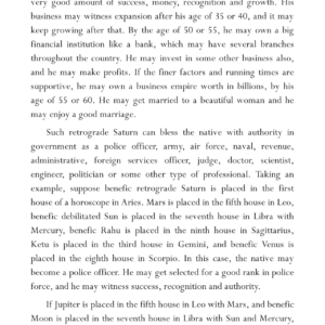 Retrograde Saturn - Part I5