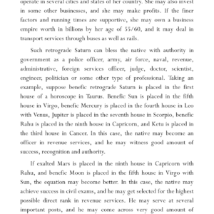 Retrograde Saturn - Part I7