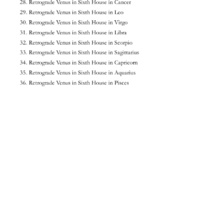 Retrograde Venus - Part II 2