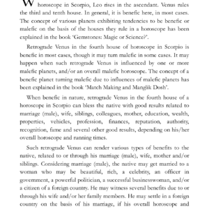 Retrograde Venus - Part II 8