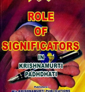 Role Of Significators In Krishnamurti Padhdhati