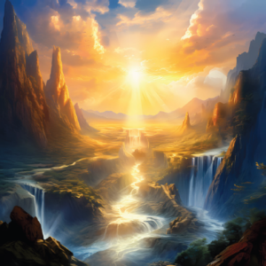 VASTU SUNRISE AND FLOWING WATER