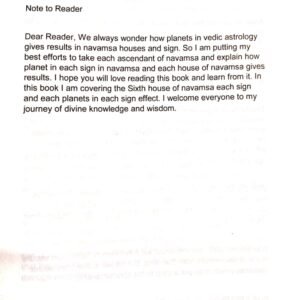 Sixth House of Navamsa 1