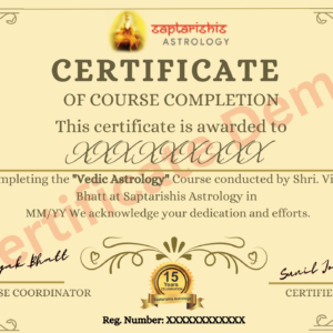 Vedic Astrology Certification Program