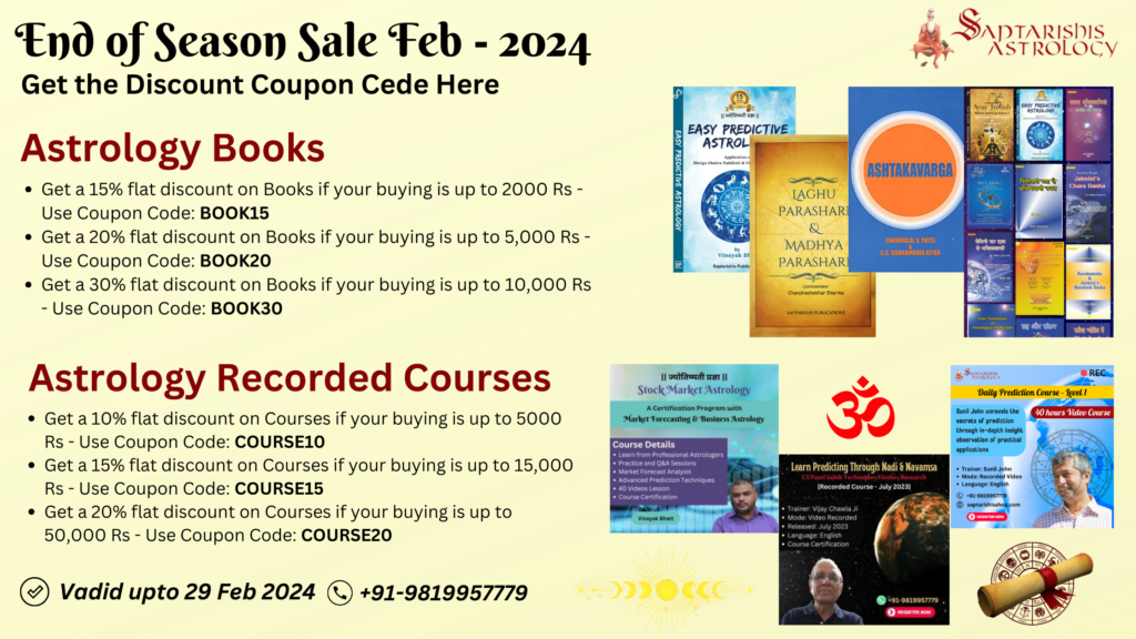 Saptarishis Astrology Books and Courses SA