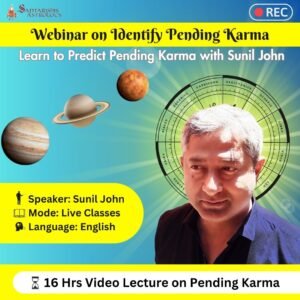 Webinar on Identify Pending Karma Sunil John Recorded