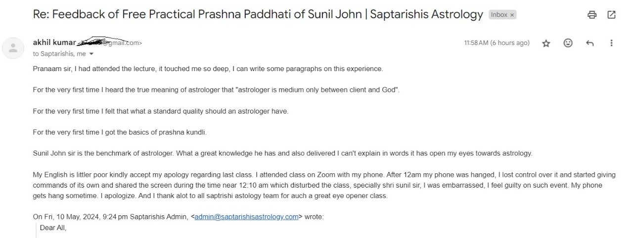 Feedback Sunil John 002