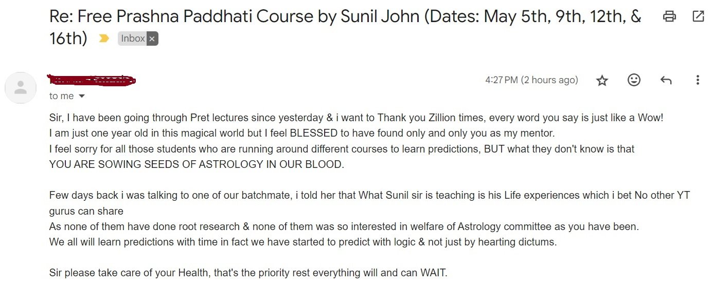 Free PPP Course Feedback by Student