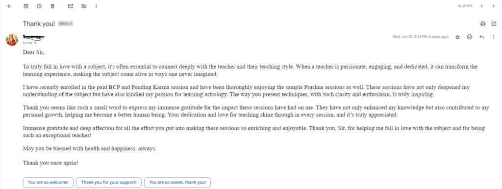 Review Sunil John Course