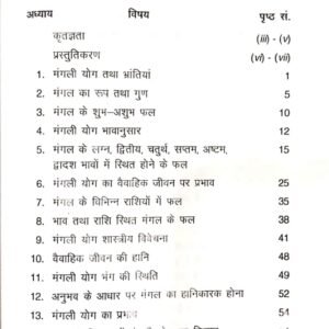 Mangali Yoga Bhranti Va Nidan- Kundali Milan Sahit 1