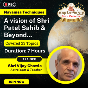 Navamsa Techniques of CS Patel Saheb