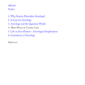 ASTROLOGY – A SCIENCE OF THE QUANTUM WORLD1