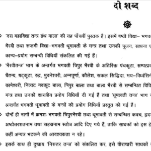 Bhairavi Aiva Dhumavati Tantra Shastra 2