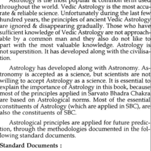 Mystics of Sarvato Bhadra Chakra and Astrological Predictions1