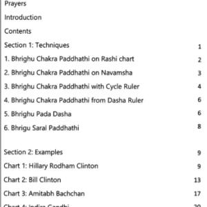 Timing of Marriage Using Bhrighu Astrology 1