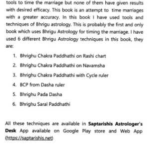 Timing of Marriage Using Bhrighu Astrology 3