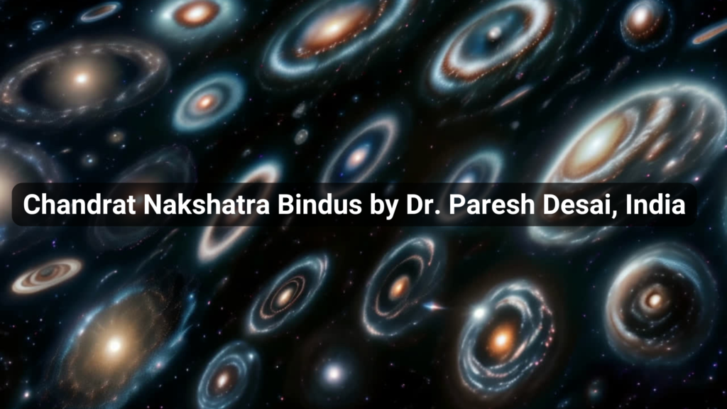 Chandrat Nakshatra Bindus by Dr. Paresh Desai, India