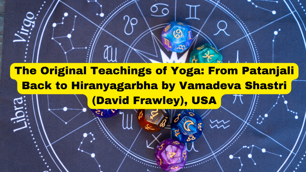 The Original Teachings of Yoga