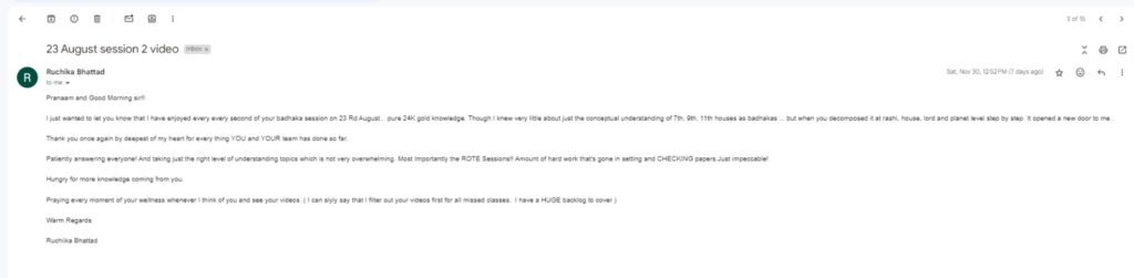 Feedback Sunil John 012