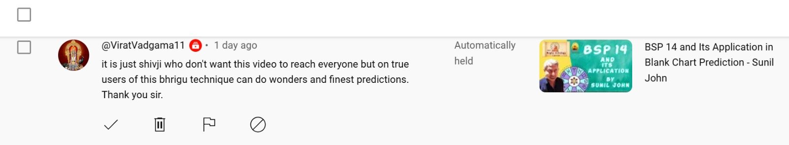 Sunil John Feedback 104