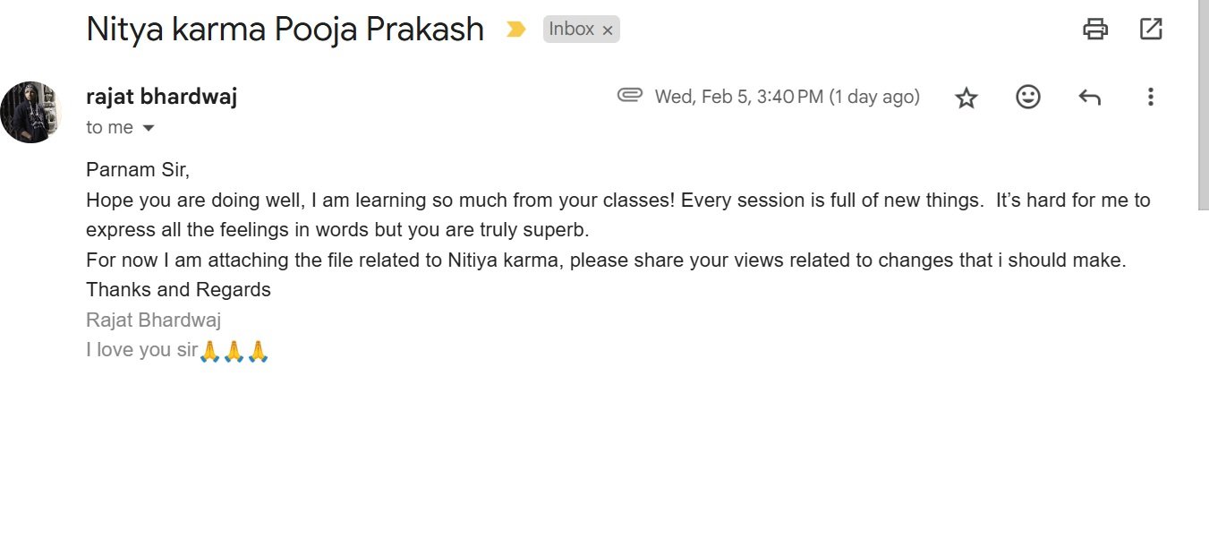 FeedBack Sunil John 113